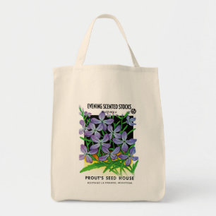 Evening Scented Buttons Seed Packet Label Tote Bag