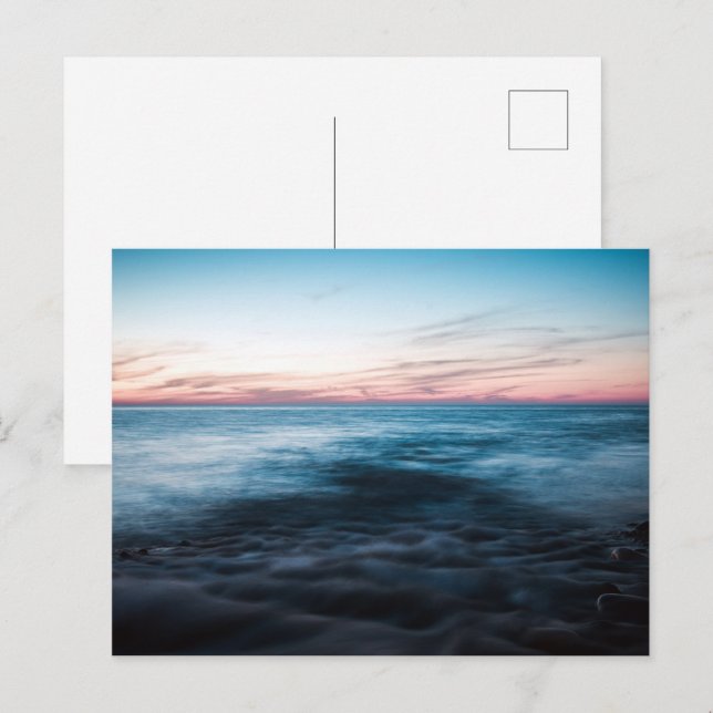 Evening sea postcard (Front/Back)