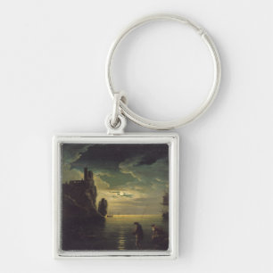 Evening Seascape Key Ring