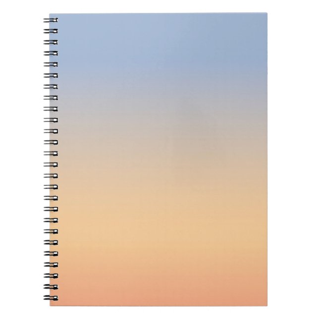 Evening Sky Gradient Notebook (Front)