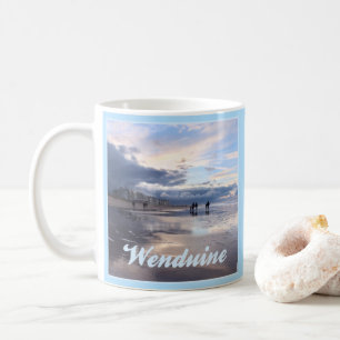 Evening Sky Wenduine Beach, Belgium Coffee Mug