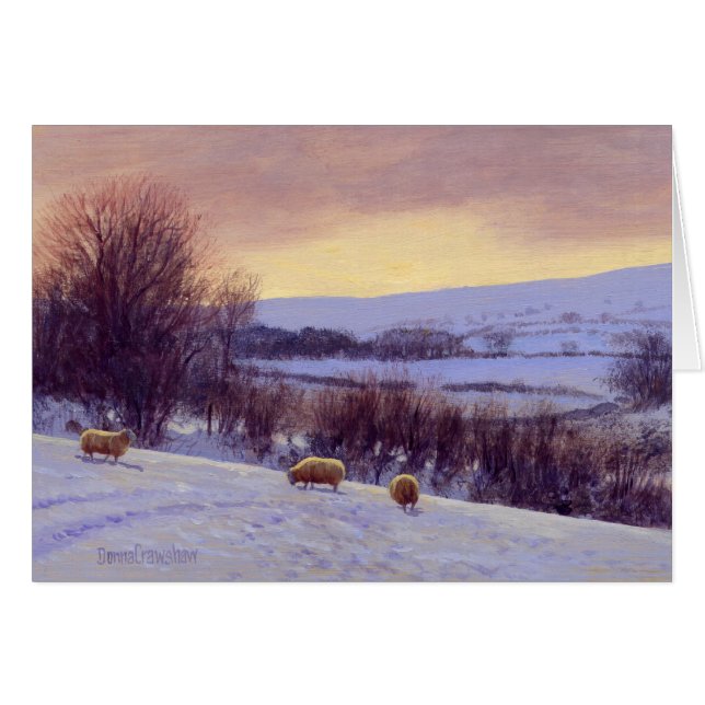 Evening Snow I by Donna Crawshaw (Front Horizontal)
