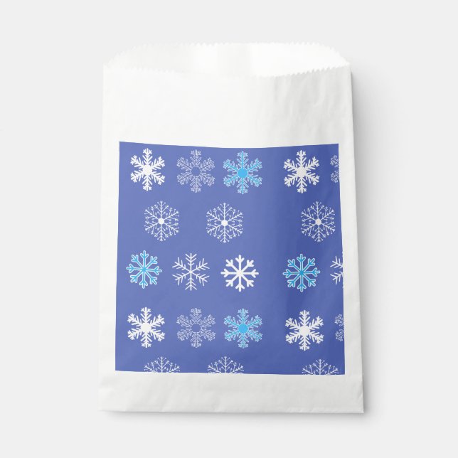 Evening Snowflake Favour Bag (Front)