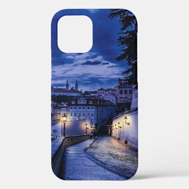 Evening street in Prague Case-Mate iPhone Case (Back)