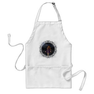 Evening Stroll Gothic Fantasy Redhead Girl Standard Apron