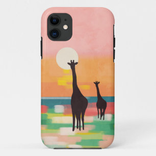 Evening Stroll in the Savannah iPhone 11 Case