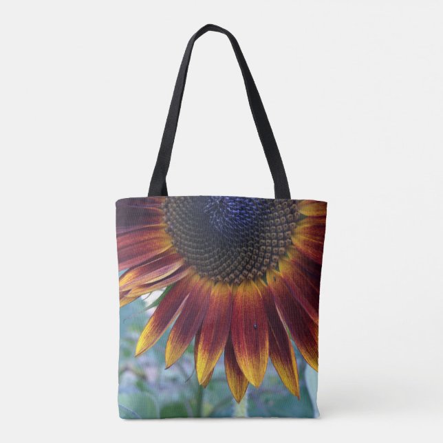 Evening Sun Mix Sunflower Tote Bag (Back)