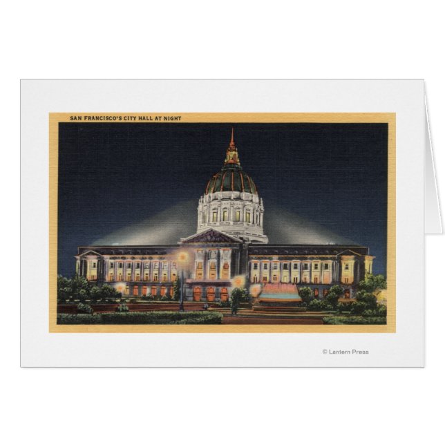 Evening View of City Hall (Front Horizontal)