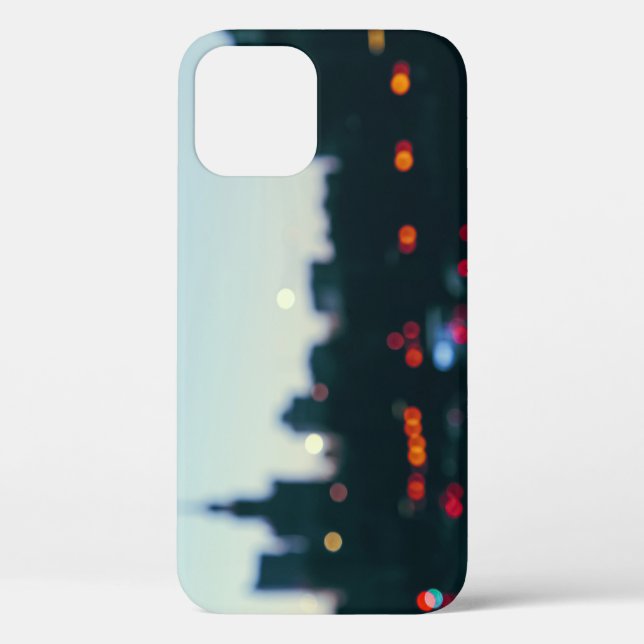 Evening Warsaw: Blurry Cityscape Silhouette. Case-Mate iPhone Case (Back)