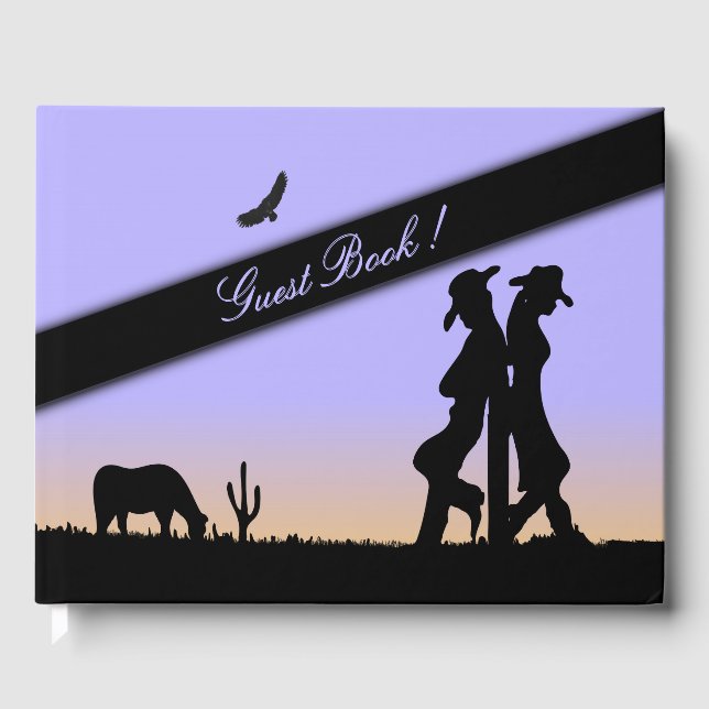 Evening Western Guest Book (Front)