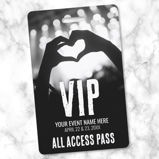 Event All Access Pass VIP ID Badge (Event All Access Pass VIP Badge)