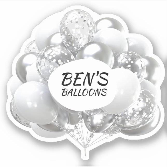 Event Balloons Glitter Party Planner (Front)