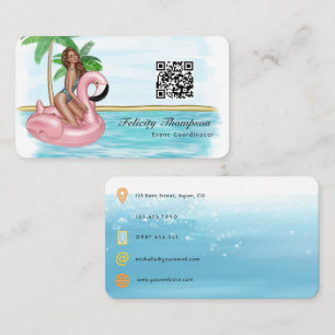 Event Coordinator QR Code Business Card