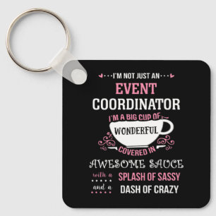 Event Coordinator Wonderful Awesome Sassy  Key Ring