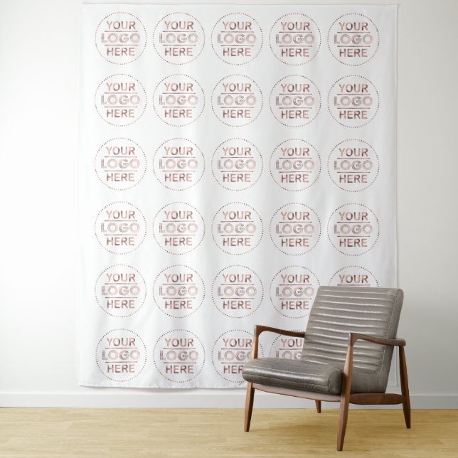 Event Custom Logo Step And Repeat Backdrop Tapestry (In Situ)