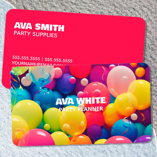 Event Decor Ballon Business Card