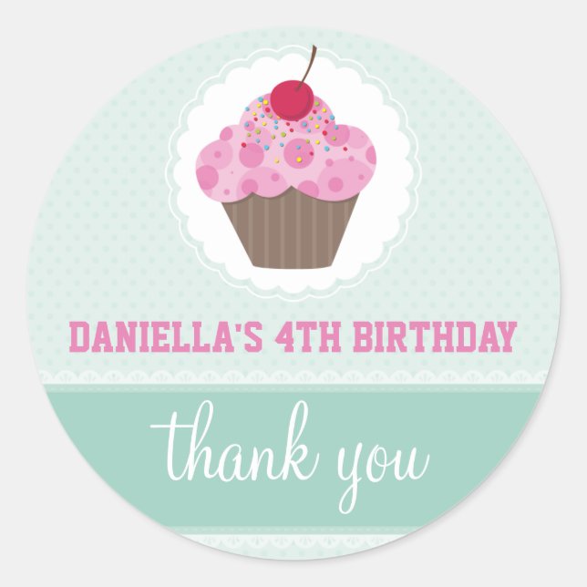 EVENT DECORATIVE STICKER :: cupcake 1 (Front)