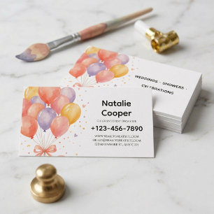 Event Decorator, Party Stylist, Event Styling Business Card