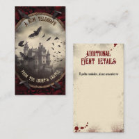Event Details Website Dracula's Castle