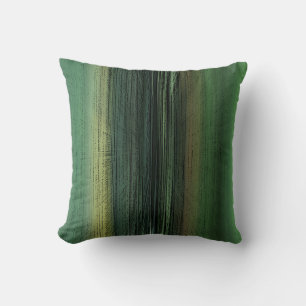 Event Horizon 6711 - Green Abstract Art Cushion