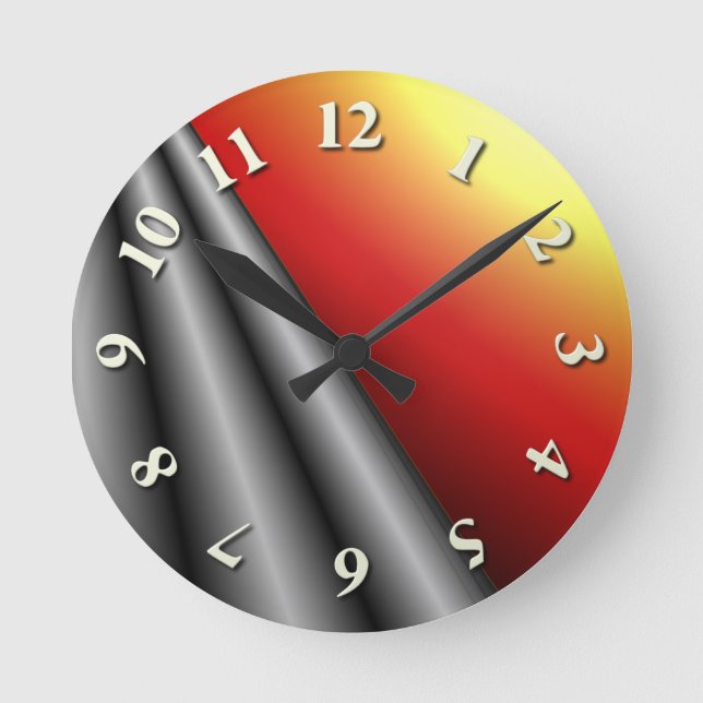 Event Horizon Round Clock (Front)