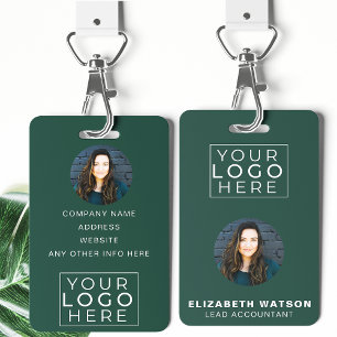 Event ID Customised Lanyard Name Tag With Photo Badge