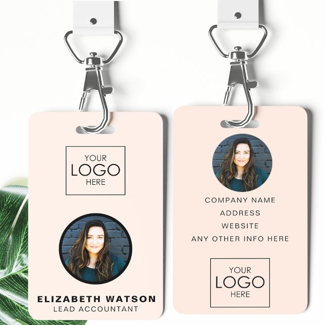 Event ID Customised Lanyard Name Tag With Photo Badge (Creator Uploaded)