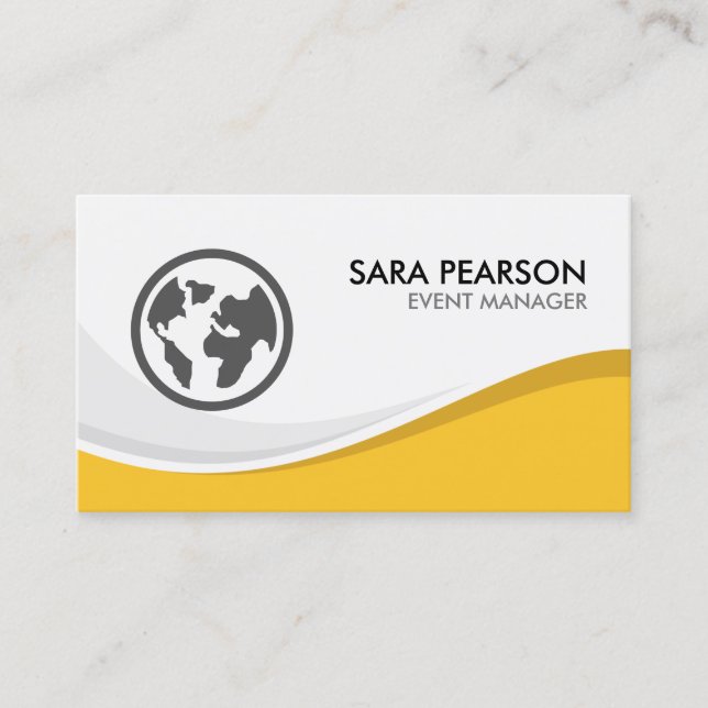Event Manager Marketing Promotions Business Card (Front)