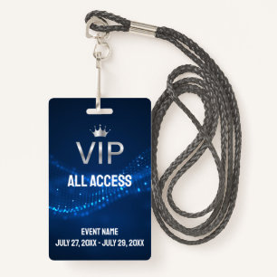Event Photo VIP All Access Pass Event ID Badge