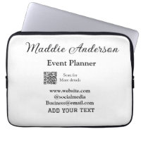 Event planner add name Q R code details website em