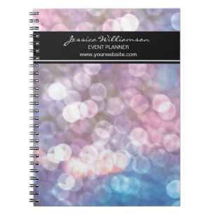 Event Planner • bokeh, sparkle lights, trendy Notebook