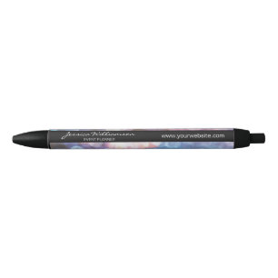 Event Planner bokeh, sparkle, trendy design Black Ink Pen