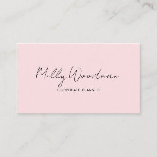 Event Planner Business Card Elegant Professional 