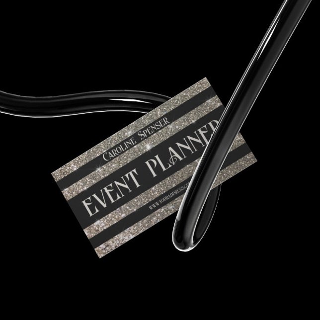 Event Planner Creative Director Party Service Business Card (Perfect for business)