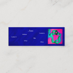 Event Planner- Masquerade I Mini Business Card