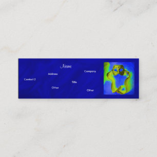 Event Planner- Masquerade Mini Business Card