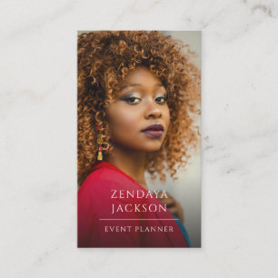 Event Planner Photo  Business Card