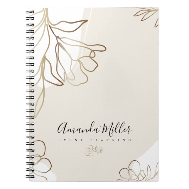Event Planning Business Personalised Notebook (Front)