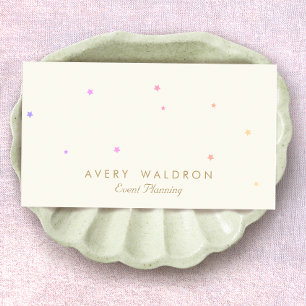 Event Planning Whimsical Stars  Business Card