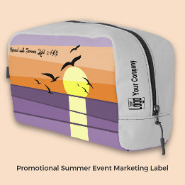 Event Prize Reward Gift Summer Motto Company Logo Dopp Kit