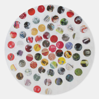 event  round sticker