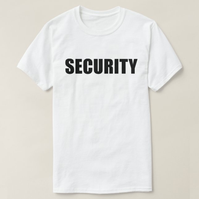 Event Security Crew T-Shirt (Design Front)