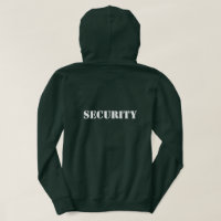 Event security staff hoodie for crew members