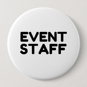 EVENT STAFF 10 CM ROUND BADGE
