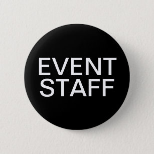 Event Staff 6 Cm Round Badge