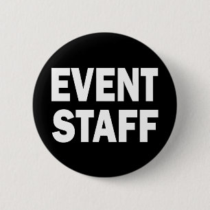 EVENT STAFF 6 CM ROUND BADGE