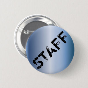 Event Staff Badge grunge metallic