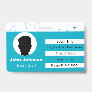 Event Staff ID Badge