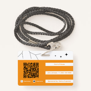 Event Staff ID Badge