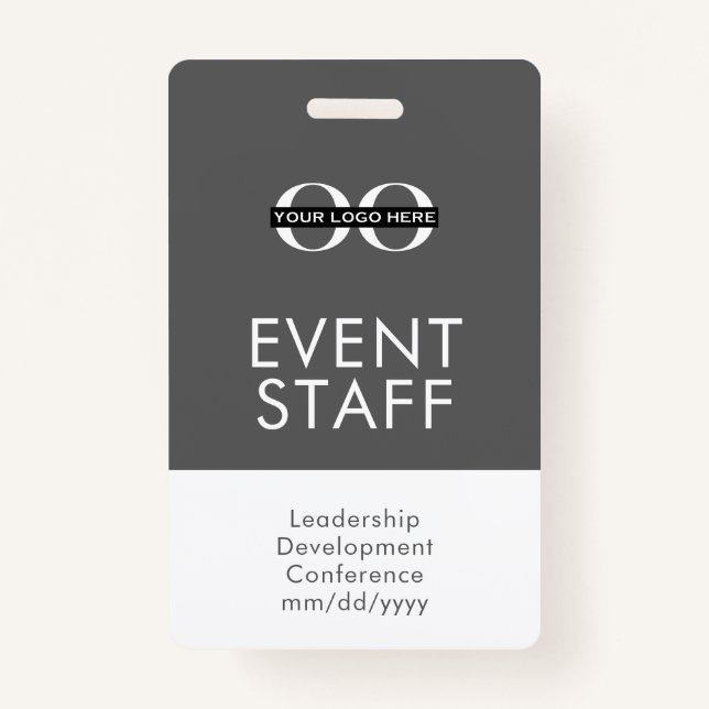 Event Staff ID Badge (Front)